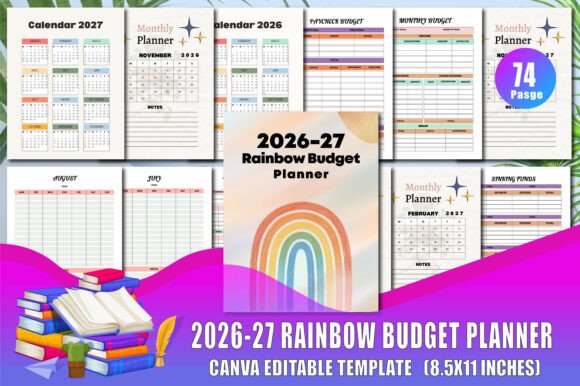 2026-27 Rainbow Budget Planner: A Complete Financial Planning Tool for the Next Two Years