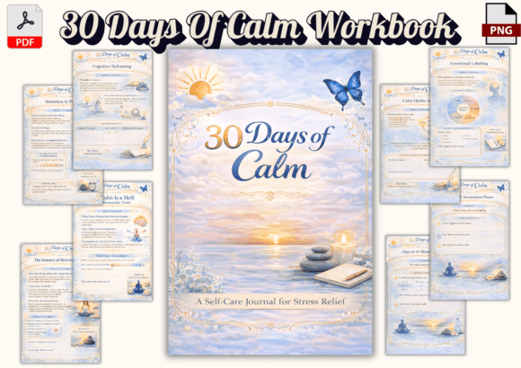 30 Days of Calm – Guided Journal