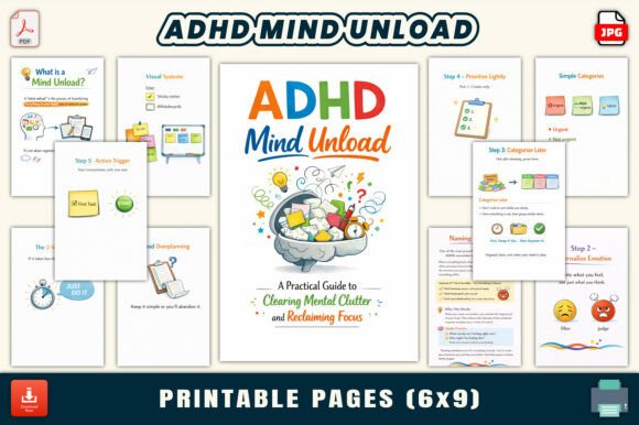 ADHD Mind Unload: A Practical Tool for Clearing Mental Clutter and Regaining Focus