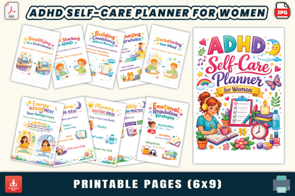 ADHD Self-Care Planner for Women
