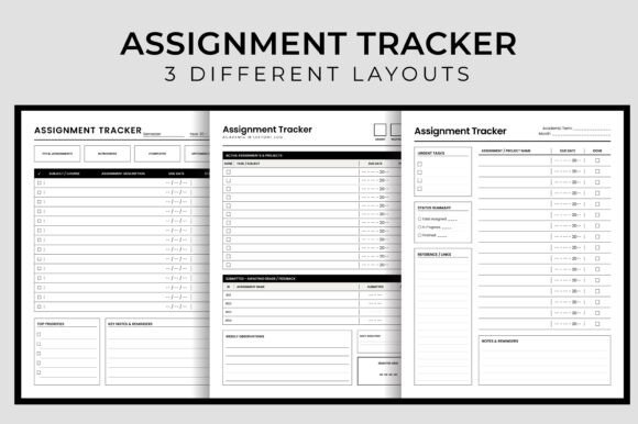 Assignment Tracker Homework Log Book