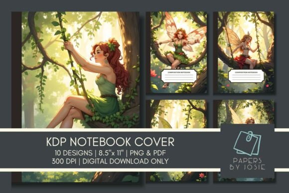 Beautiful Fairy KDP Notebook Cover: A Smart Asset for Your Self-Publishing Business