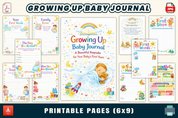 Capture Every Precious Moment With the Growing Up Baby Journal