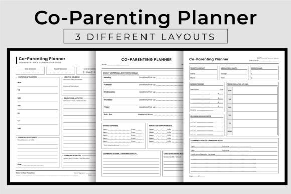 Co-Parenting Planner Shared Custody Log: A Practical Tool for Organized Co-Parenting