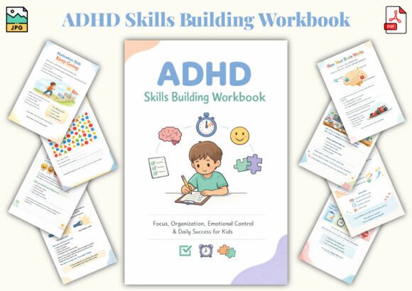 Empowering Focus and Emotional Regulation: The ADHD Skills Building Workbook for Modern Learners