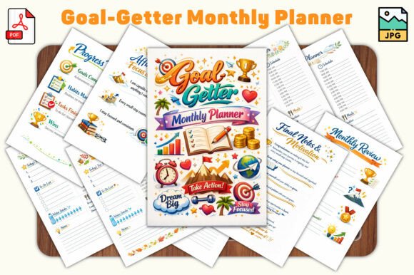 Goal-Getter Monthly Planner