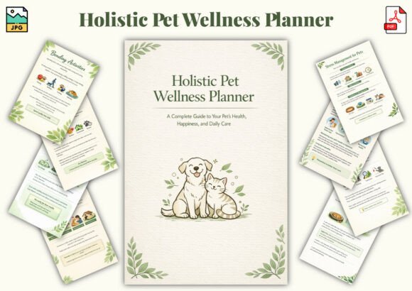 Holistic Pet Wellness Planner: A Design Asset Worth Studying