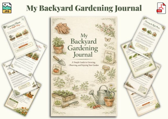 My Backyard Gardening Journal: Track, Learn, and Grow