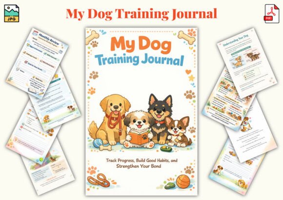 My Dog Training Journal: Track, Train, and Bond