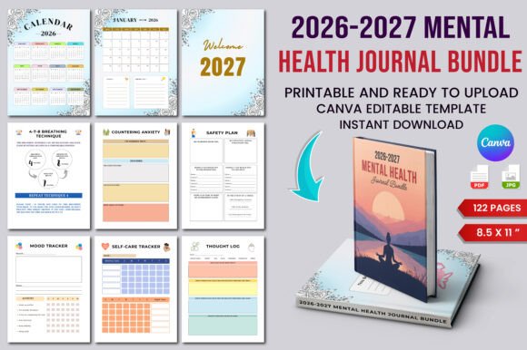 Navigating Mental Wellness in a Demanding World: The 2026–2027 Mental Health Journal Bundle